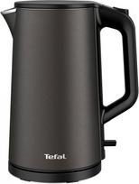 Prekė su pažeista pakuote. Elektrinis virdulys Tefal Double Layer KI583E10, 1.5 l, tamsiai pilka sp.