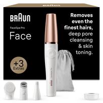 BRAUN FaceSpa Pro face scrubber + 3 attachments, 911, white/bronze (193962)