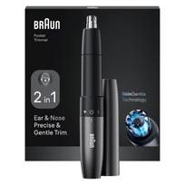 BRAUN ear and nose trimmer + two blades, EN20, grey (216098)