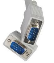 Mercodan Monitor cable HQ VGA 5.0m  grey, VGA: Male - VGA: Male
