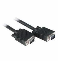 Mercodan Monitor cable HQ metal  housing black 30.0m, VGA: