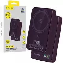 Blavec Power Bank 10000mAh BJ-04 Slim 13.5mm - Type C - 22.5W magnetic MagSafe 3 in 1 (PBBJ04-MC5P) purple