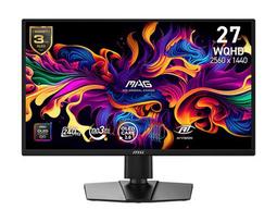 MSI MAG 272QPDE QD-OLED X24 computer monitor 67.3 cm (26.5) 2560 x 1440 pixels Wide Quad HD Black