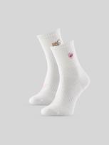 4F Ilgos kojinės (2-pack) mergaitėms - baltos 38-40