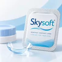 Skysoft mėnesiniai kontaktiniai lęšiai