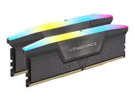 CORSAIR VENGEANCE RGB DDR5 32GB 2x16GB DDR5 6000 CL38-48-48-96 1.35V Intel XMP & AMD EXPO - GREY
