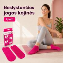 Neslystančios jogos kojinės, 1 pora