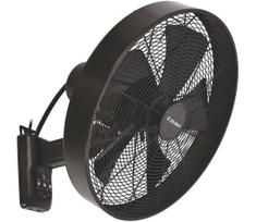 ZEVENTI - Sieninis ventiliatorius FREEZE 50W/230V juoda/ruda + nuotolinis valdymas