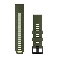 Garmin QuickFit 22mm alyvuogių žalia / citrinų silikoninė apyrankė