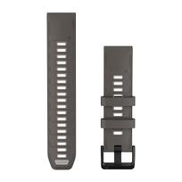 Garmin QuickFit 22mm žvirgždo / sidabro pilka silikoninė apyrankė