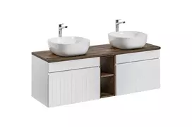 Vonios baldų komplektas Iconic White, 140 cm