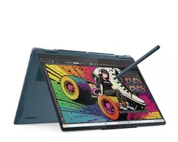 Lenovo- Yoga 7 2-in-1 14AKP10 AMD | Tidal Teal | 14 " | OLED | Touchscreen | WUXGA | 1920 x 1200 pixels | Glossy | AMD Ryzen AI 5 | 340 | 16GB | Soldered LPDDR5 | Solid-state drive capacity 512GB | AMD Radeon 840M Graphics | Windows 11 Home | 802.11be |