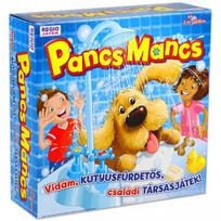„Pancs Mancs“ – linksmas šeimos stalo žaidimas apie šunų maudymą – vengrų kalba