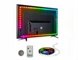 Led juostos rinkinys 4m Rgb Usb 32" - 60" televizoriaus apšvietimas Led lemputės nuotolinio valdymo pultas