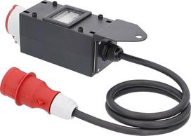 As - Schwabe Mixo galios paskirstytojas - Cee kištukas 400v/16a/5 kontaktų, apie 11 Kw - Fi maitinimo adapteris - 1 x Cee lizdas 400 V 16 A, 5 kontaktų - 1,5 m kabelis - naudojimui lauke - pagaminta Vokietijoje - Ip44, 61705