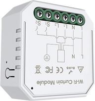 Wifi išmanusis jungiklio modulis, šviesos jungiklio relės modulis, bendrinimas mobiliuoju telefonu, laiko nustatymo funkcija, nuotolinis valdymas programėle, išmanusis užuolaidų jungiklio modulis, suderinamas su Alexa (1 vnt.)