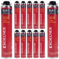 Koelner Piano montavimo klijai polistirenui 750ml eps xps pamatams 12vnt