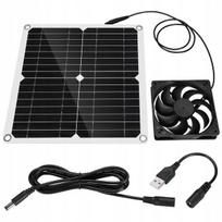 12 W saulės energijos ištraukimo ventiliatorius, oro ištraukimas į lauką, nešiojamas mini