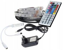 Rgb Led juosta 3m su Ir valdikliu ir maitinimo bloku