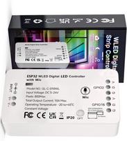 Esp32 wled led juostos valdiklis su mikrofonu adresuojamas led valdiklis rgb rgbw ws2812b sk6812 ws2811 tm1814 ws2813 ws2815 5-24v esp32