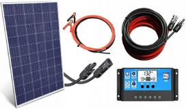 Saulės fotovoltinis skydelis 160w 12v su reguliatoriumi