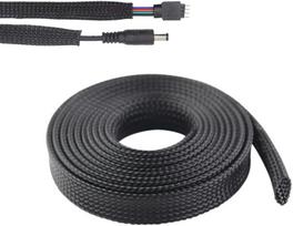 Mslsoz 10 m kabelio mova, skersmuo 13 mm (15–29 mm), juoda kabelio žarna, kabelio apsauga, medžiaginė žarna, pet izoliacija, tampri pintos kabelio žarna