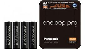 Panasonic eneloop įkraunamos baterijos Pro AA 2500 4SP