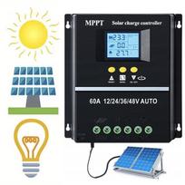 60a Firmos saulės įkrovimo reguliatorius Mppt valdiklis 12v/24v/36v/48v Lcd