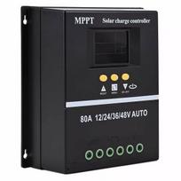 80a Firmos saulės įkrovimo reguliatorius Mppt valdiklis 12v/24v/36v/48v Lcd