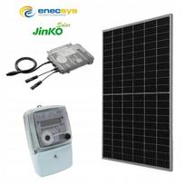 Fotovoltinės sistemos komplektas ant balkono on grid 340w 230v inverteris nemokama elektra mono