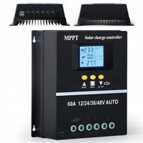 Firmos saulės įkrovimo reguliatorius Mppt valdiklis 12v/24v/36v/48v 60a Lcd
