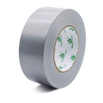 Bomei Pack sidabro pilka lipni juosta, ypač stipri, 50 m x 50 mm - vandeniui atspari remonto juosta vidaus ir lauko darbams, audiniu sustiprinta remonto juosta, 6 ritinėliai