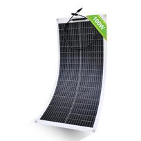 Eco-worthy 100w 12v lankstus monokristalinis saulės kolektorius su įkrovimo laidu kemperiui, automobiliui, valčiai, 12v akumuliatoriams