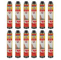 Soudal Pistoletinis poliuretaninis montavimo putos - 750 ml 121105 - 12 vnt