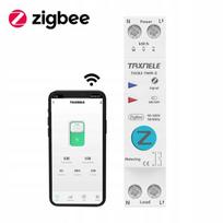 Zigbee relė 16a su srovės matavimu ant Din bėgelio Tuya Smart Life Ha