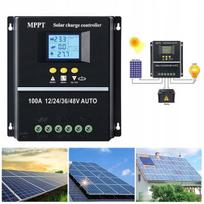 80a 12v/24v/36v/48v Mppt saulės įkrovimo valdiklis