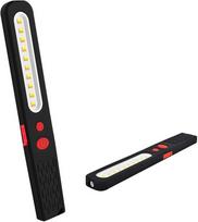 Led darbo lemputė, 2-in-1 itin ryški dviejų spalvų kombinuota lemputė su 3 W cob led žibintuvėliu, itin plona su dvigubu magnetiniu pagrindu remontui, garažui, stovyklavimui, avariniam apšvietimui
