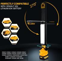 Taingwei 30w 2400lm led darbo lempos užsegama lempa, suderinama su dewalt 18v 54v akumuliatoriumi, 18v prožektorius automobilių remontui, stovyklavimui, avarinei ir statybvietės apšvietimui