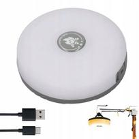 Led kempingo lempa turistinis žibintuvėlis akumuliatorius usb 1800mah