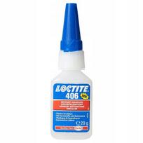 Loctite 406 super greitas cianoakrilatinis klijai plastikui, 20 ml