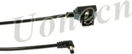 Uonecn Dtap į stačiu kampu Dc maitinimo kabelis 12v 2.1mm skirtas Kipro Lcd monitoriams, Lectrosonic, Lowel Blender, Led, Powertap-lectro įrenginiams (stačiu kampu susuktas Dc kabelis)