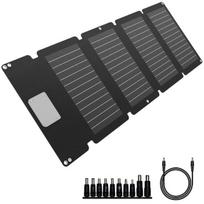 Sinkeu sulankstomas saulės kolektorius 40 W 15 V, monokristalinis saulės modulio rinkinys, nešiojamas su usb/type-c/dc išvestimi, saulės įkroviklis saulės generatoriui, stovyklavimui lauke, balkone, sode, karavane