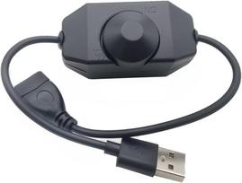 Usb led mygtuko dimeris dc 5v juostos ryškumo reguliavimo jungiklio valdiklis kištukas, skirtas 5050 3528 2835 5 voltų led juostoms (juodas)