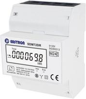 Sdm72dr trifazis elektros energijos skaitiklis, 100 amperų Kwh Din bėgelio galios matuoklis, atstatoma dalinė energija, širdies ritmo monitorius, skaitmeninis Lcd ekranas su apšvietimu, Mid sertifikuotas