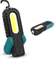 Auriver Led darbo lempa, nešiojamas įkraunamas žibintuvėlis, Cob inspekcinės lempos su kabliu ir magnetiniu pagrindu automobilių remontui, garažui, stovyklavimui, avariniam naudojimui (žalia)