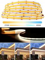 Cob Led juosta Neon 24v 1m Cct 2700-6500k, 22w/m