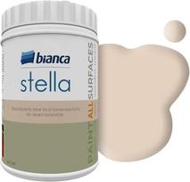 Bianca Stella baldų dažai be šlifavimo virtuvei ir voniai, smėlio spalvos, blizgūs, 1000 ml, vandens pagrindo, baldų dažai visiems paviršiams, medienos dažai, plytelių dažai, metalo dažai ir renovaciniai dažai