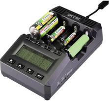 Skyrc apvalių elementų įkroviklis liion, lifepo, lipo, nicd, nimh, nizn, ram mc3000 10440, 14500, 16340, 1