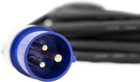 Meister Cee adapterio kabelis, 1.5 m kabelis, Cee kištukas ir įžeminimo kontaktinė jungtis, tvirtas guminis kabelis H07rn-f3g 2.5 mm², 16 A / 230 V, Ip44 naudojimui lauke, stovyklavimo kabelis, stovyklavimo adapteris, 7425300