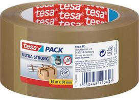 Tesa itin stipri pakavimo juosta pvc, skirta sunkiems siuntiniams ir dėžėms, 66 m x 50 mm - ruda, 6 ritinėliai